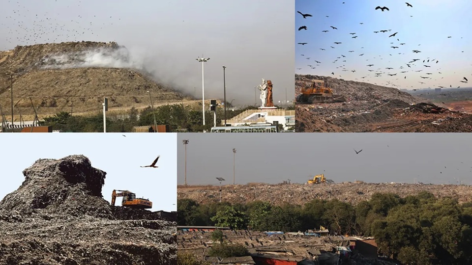 Delhi’s Ghazipur Landfill India’s Growing Garbage Mountain