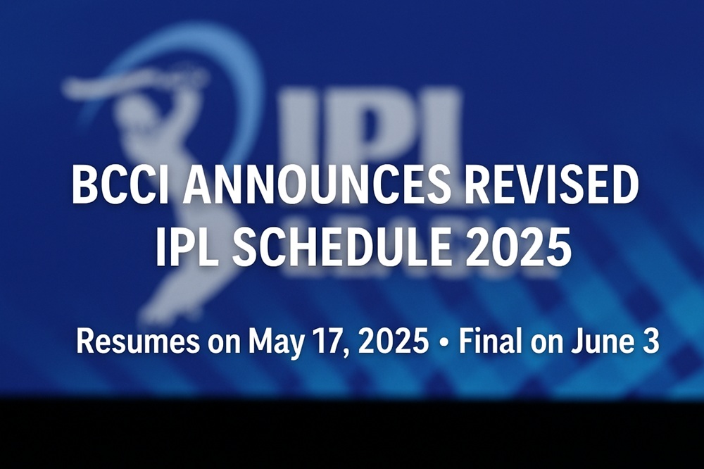 IPL 2025 Revised Schedule Announced