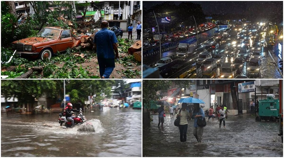 Mumbai Rain Subway Flooded, Hoarding Collapse Thunderstorms To Continue