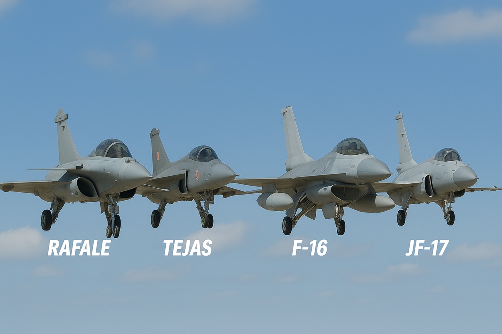 Rafale vs Tejas vs F-16 vs JF-17
