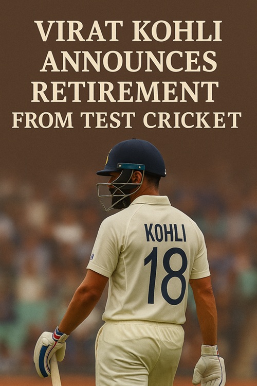 Virat Kohli Announces Retirement from Test Cricket