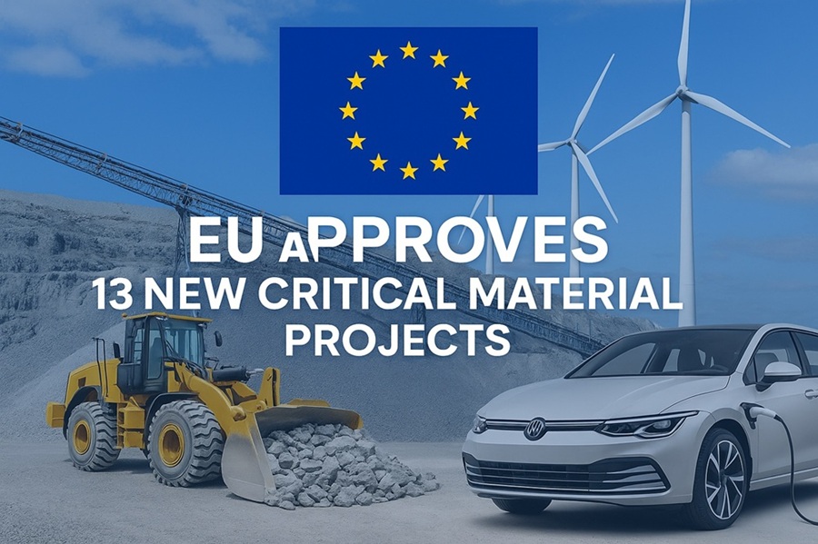 EU Approves 13 New Critical Material Projects to Boost Strategic Autonomy