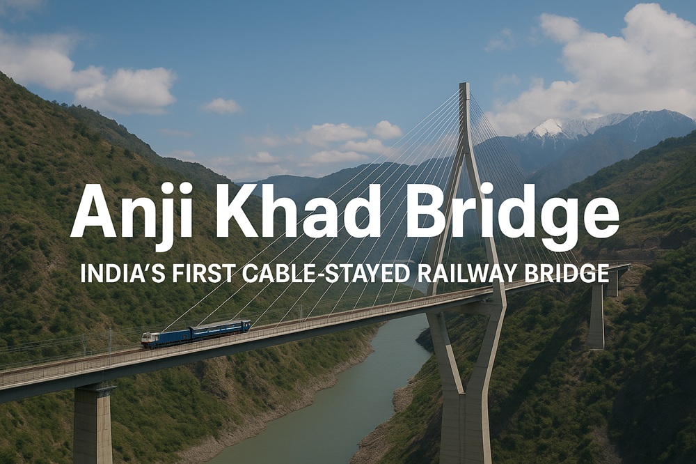 PM Modi Inaugurates Anji Khad Bridge